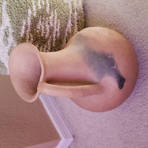 Vintage Clay Water Pitcher - Picture 3 of 9